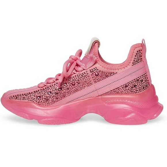 Steve Madden Maxima Hot Pink Rhinestone SMNY90 - Picture 3 of 7